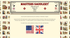 Desktop Screenshot of masterssaddlery.com